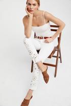 Cutwork High-rise Cigarette Jeans By We The Free At Free People Denim